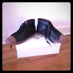 Ben Sherman Mason Leather High-Top Sneakers